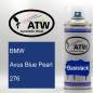 Preview: BMW, Avus Blue Pearl, 276: 400ml Sprühdose, von ATW Autoteile West.